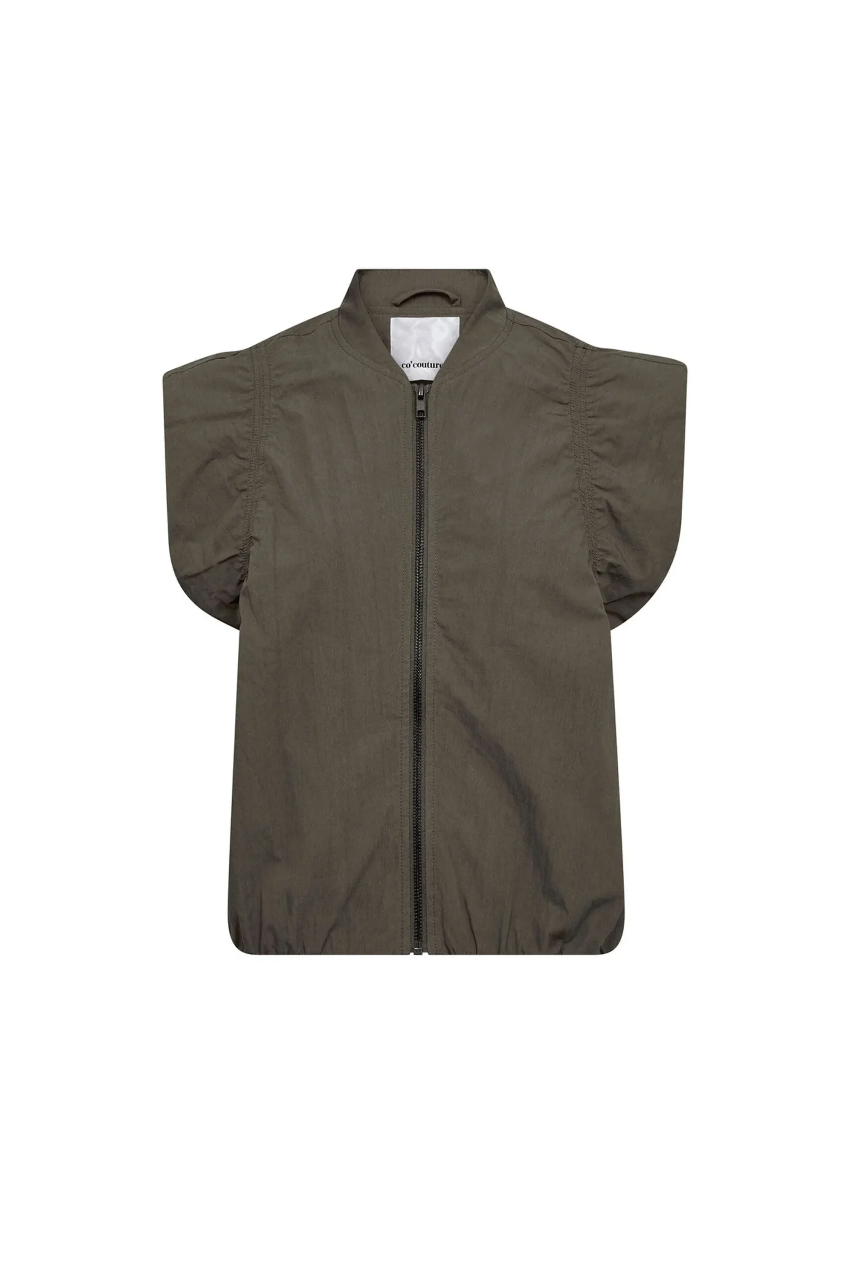 CO´COUTURE - ACASIACC WAISTCOAT - ARMY