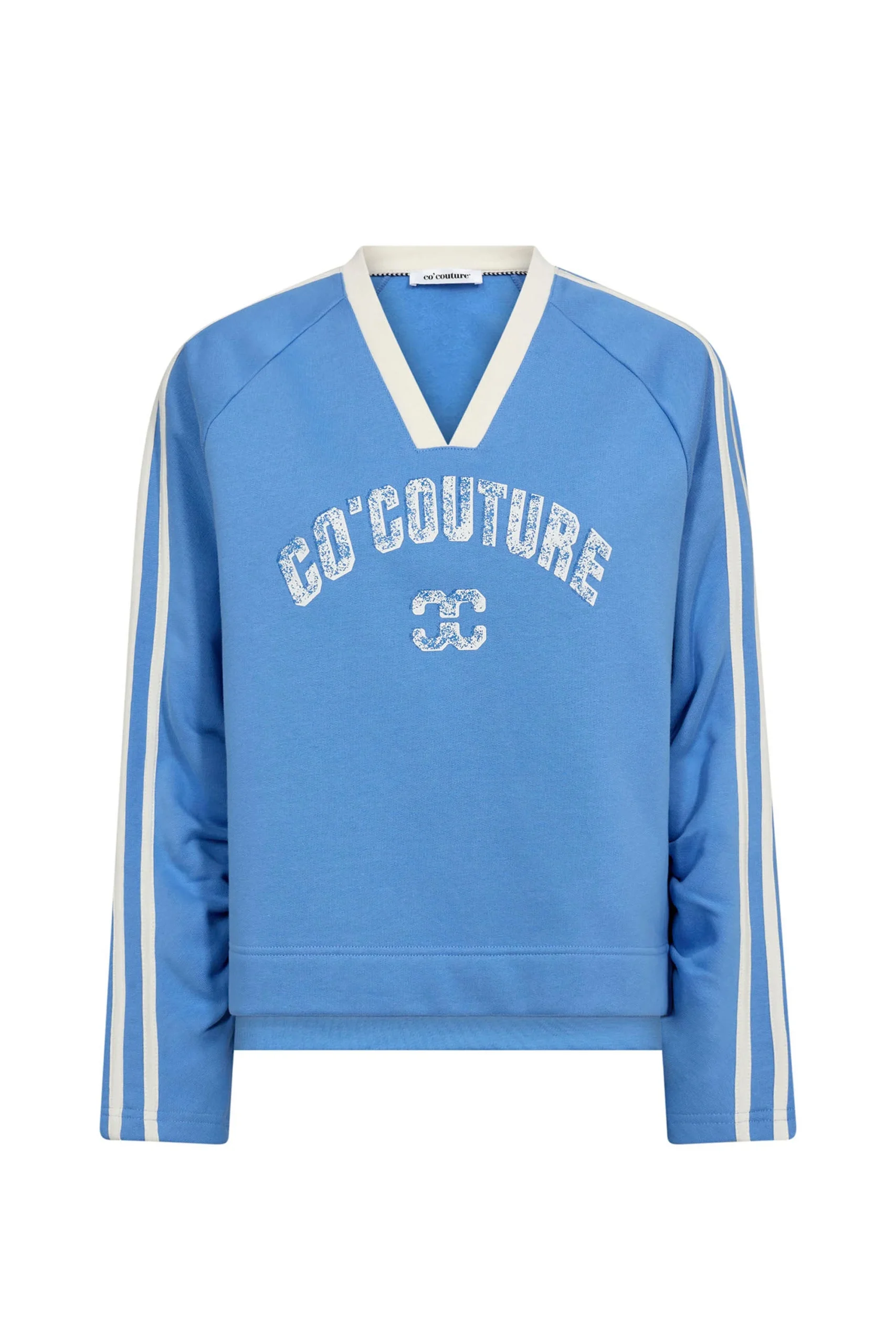 CO´COUTURE - BATUCC COCO V-SWEAT - BLUE