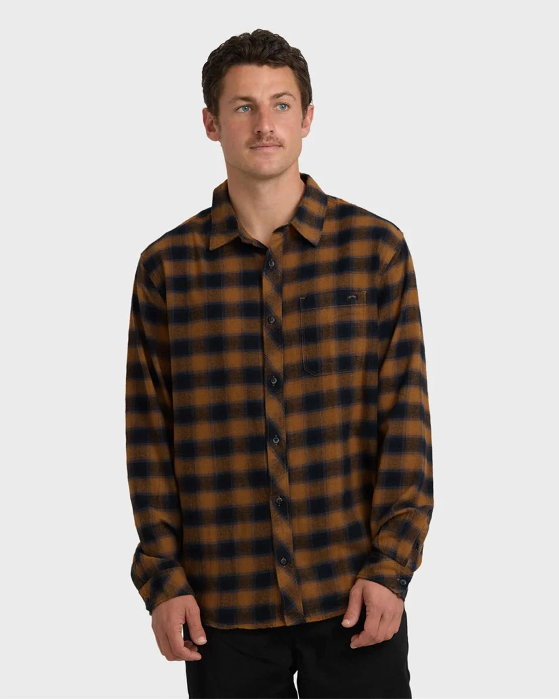 Coastline Flannel - Tobacco