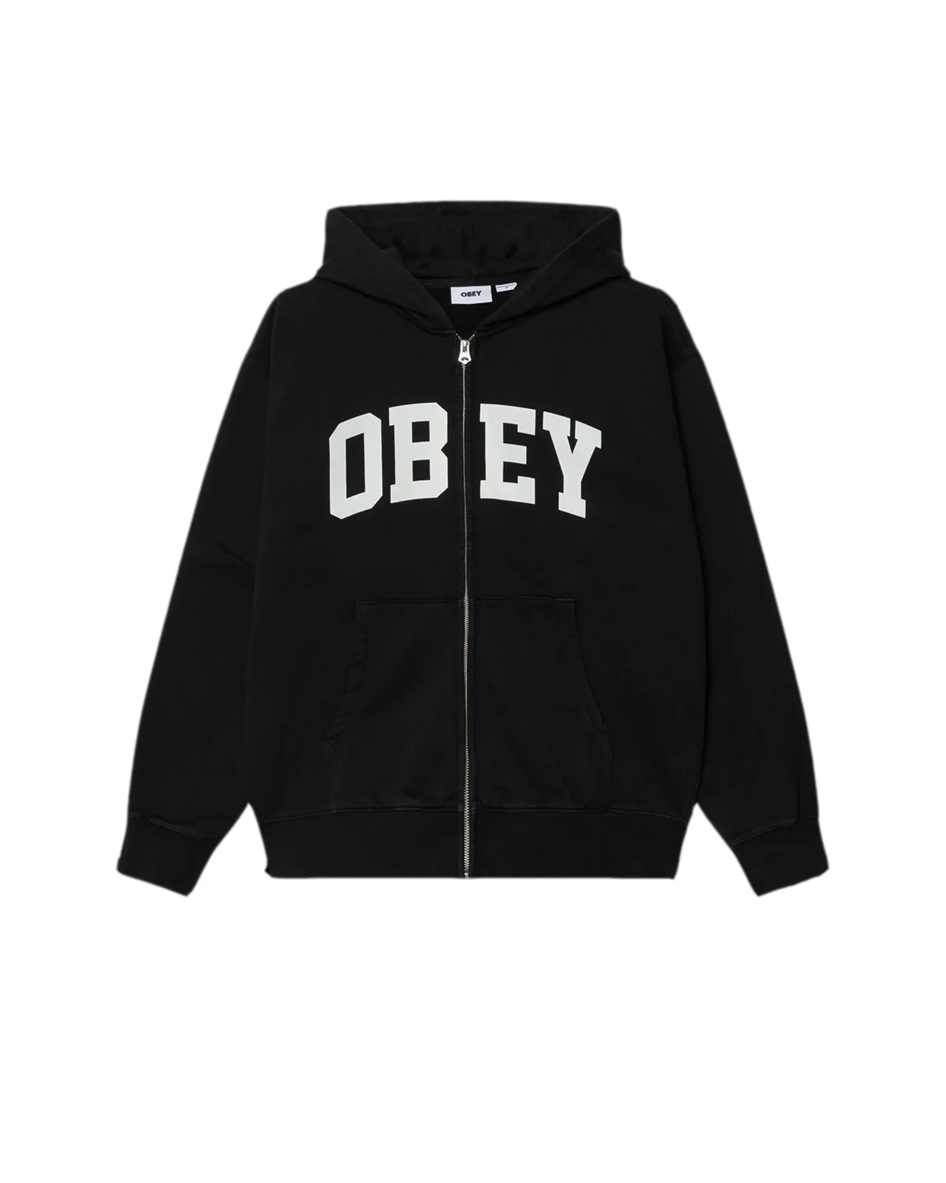 Control Faded Zip Hoodie - Digital Black Faded Wash