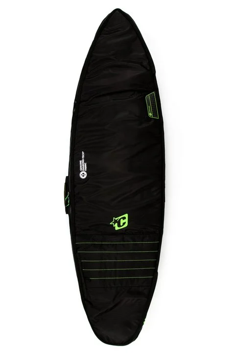 Creatures Double Shortboard Boardbag-Black/Lime