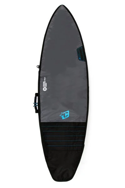 Creatures Shortboard Day Use Boardbag-Charcoal/Cyan