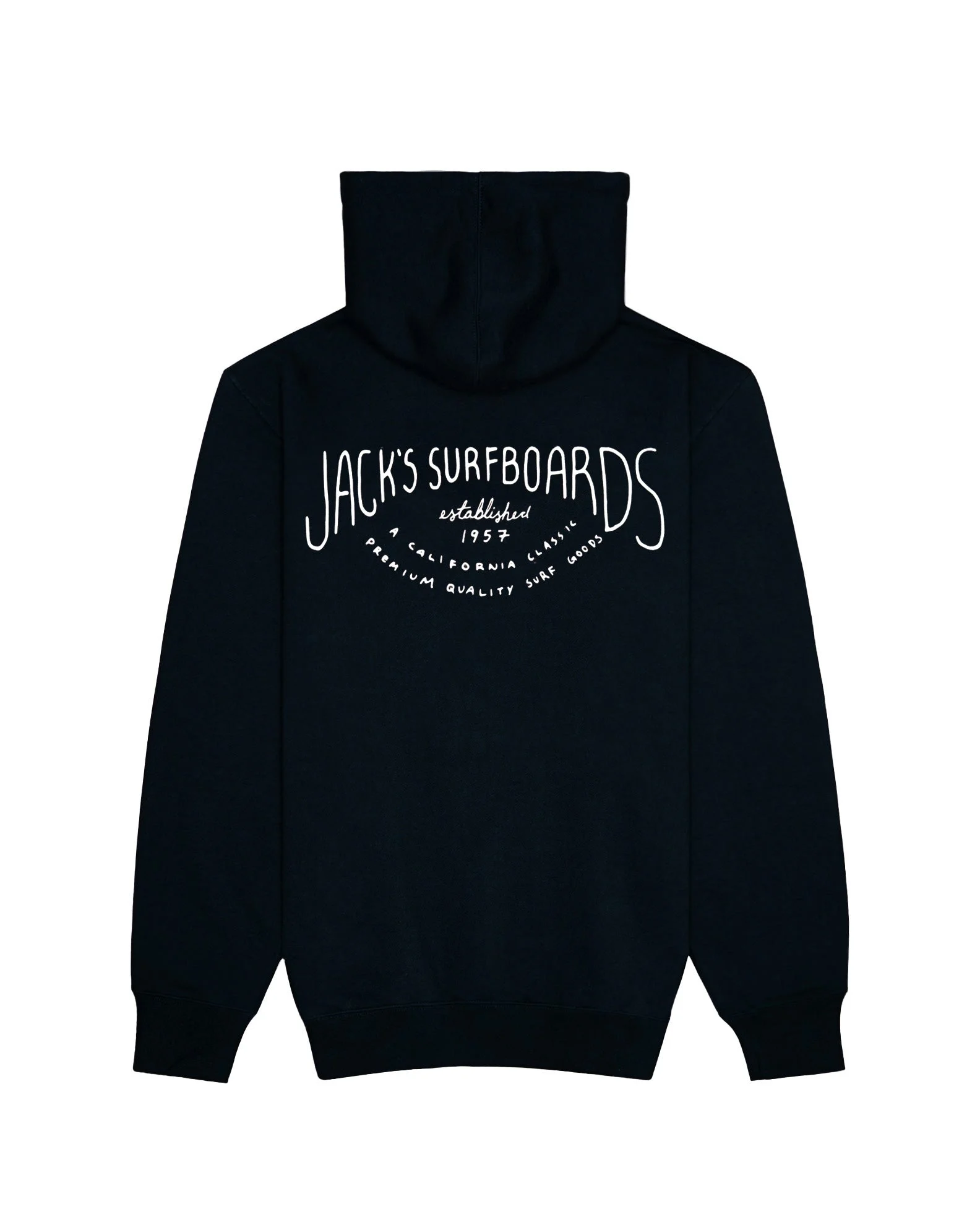 Crescent Classic Pullover Hoodie - Black