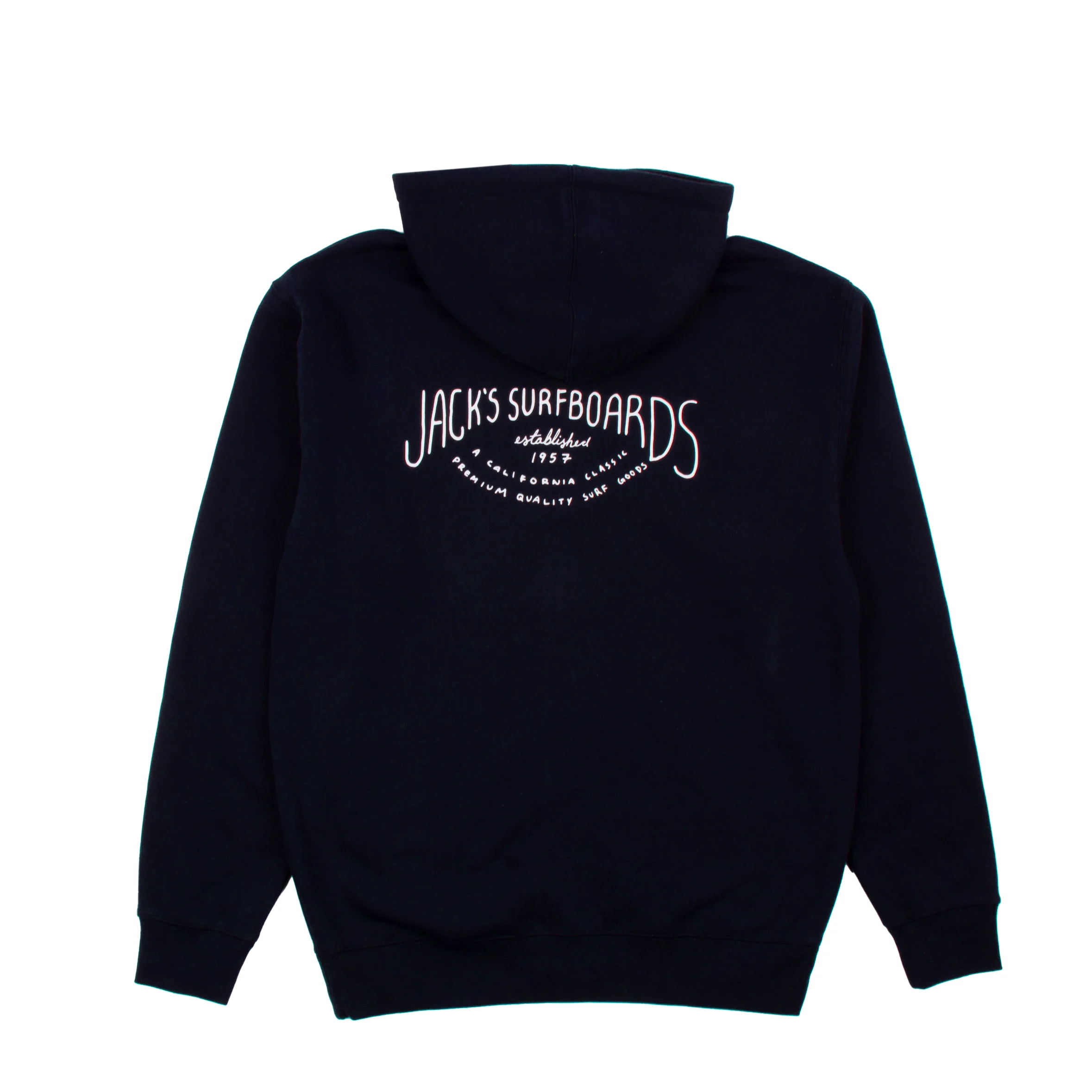 Crescent Classic Zip-Up Hoodie - Navy