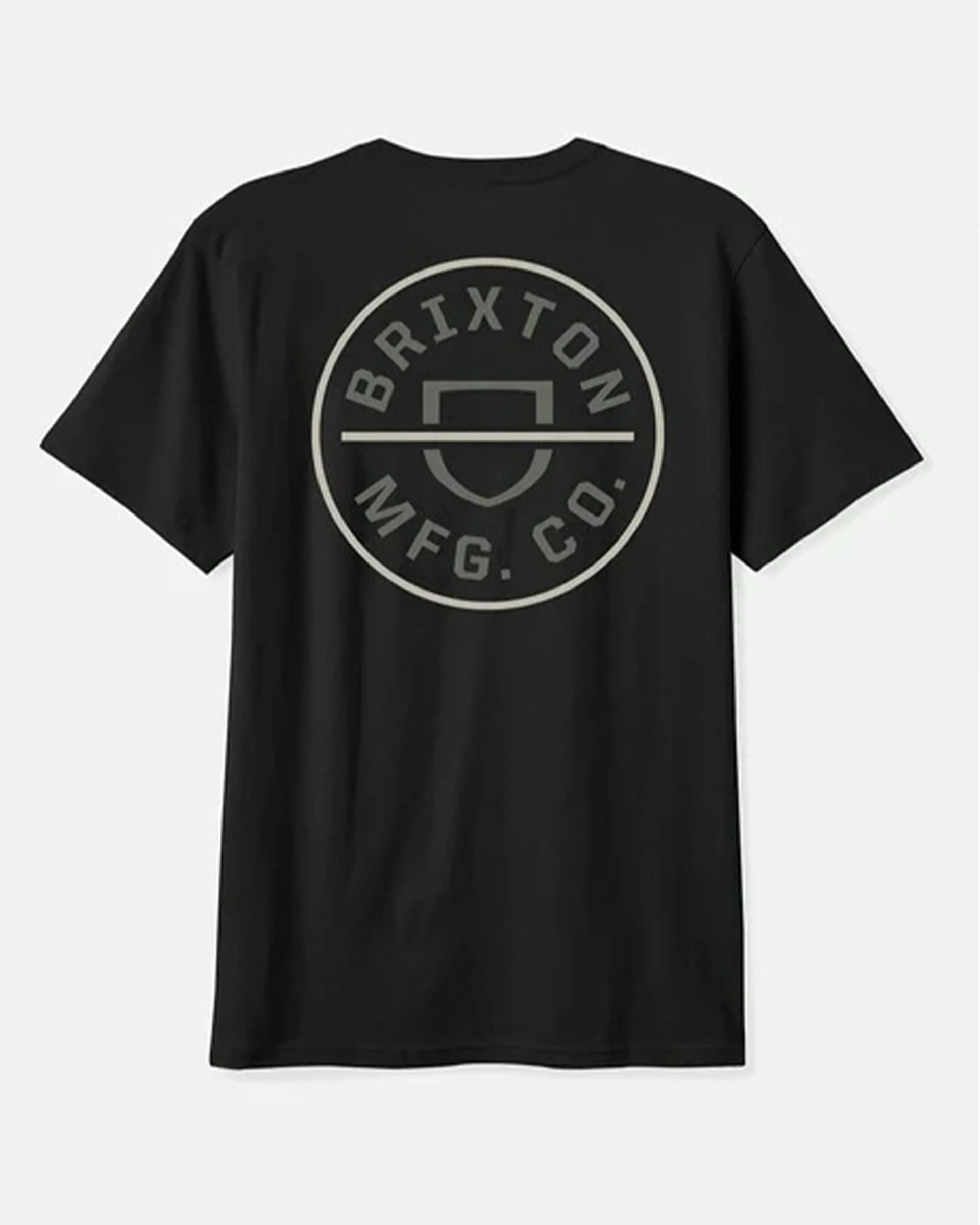 Crest II S/S T-Shirt - Black/Dark Sage/Warm Grey