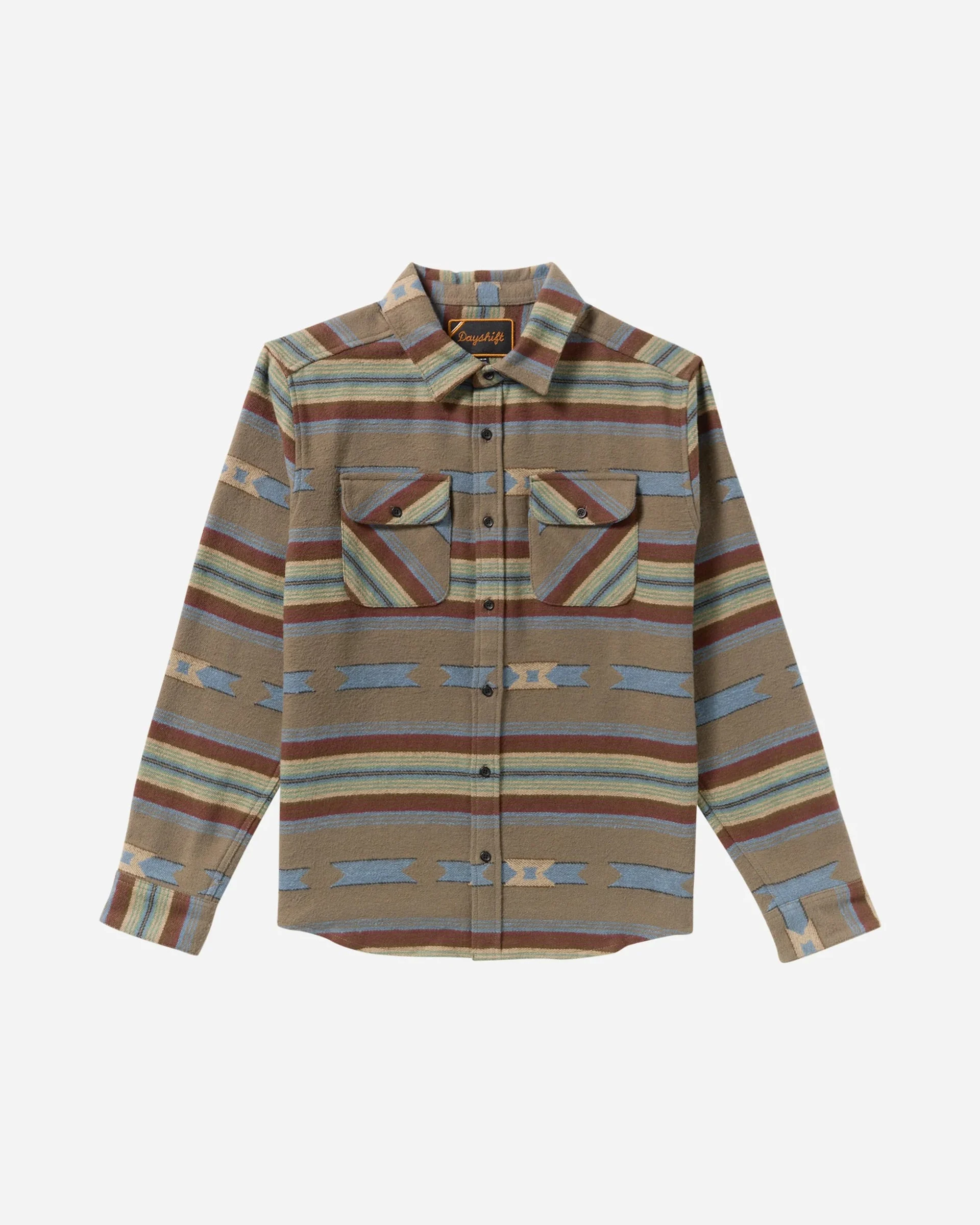 Dayshift Blanket Flannel L/S Shirt - Mushroom