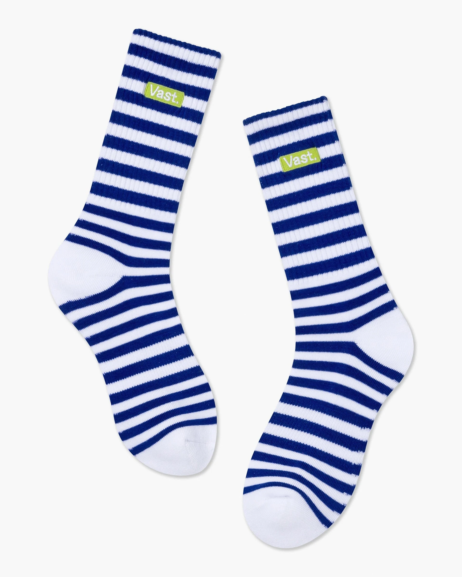 Deep Ocean Striped Socks - Navy