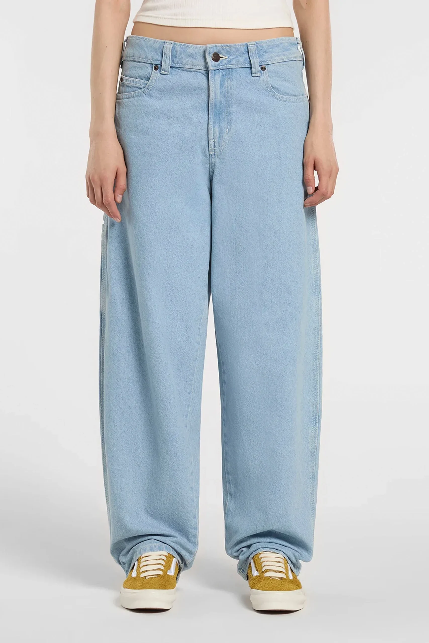 DICKIES - 957 LOOSE TAPERED WORK JEAN - VINTAGE AGED BLUE