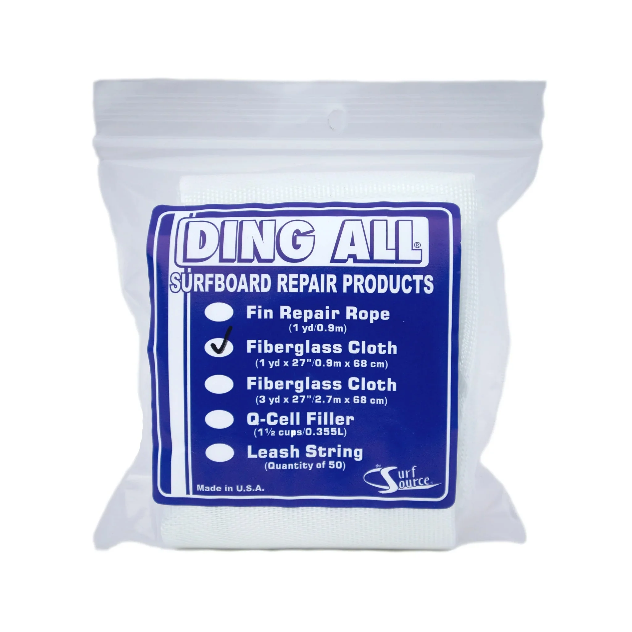 Ding All Fiberglass Cloth 1 Yd. X 27 Inch Wide