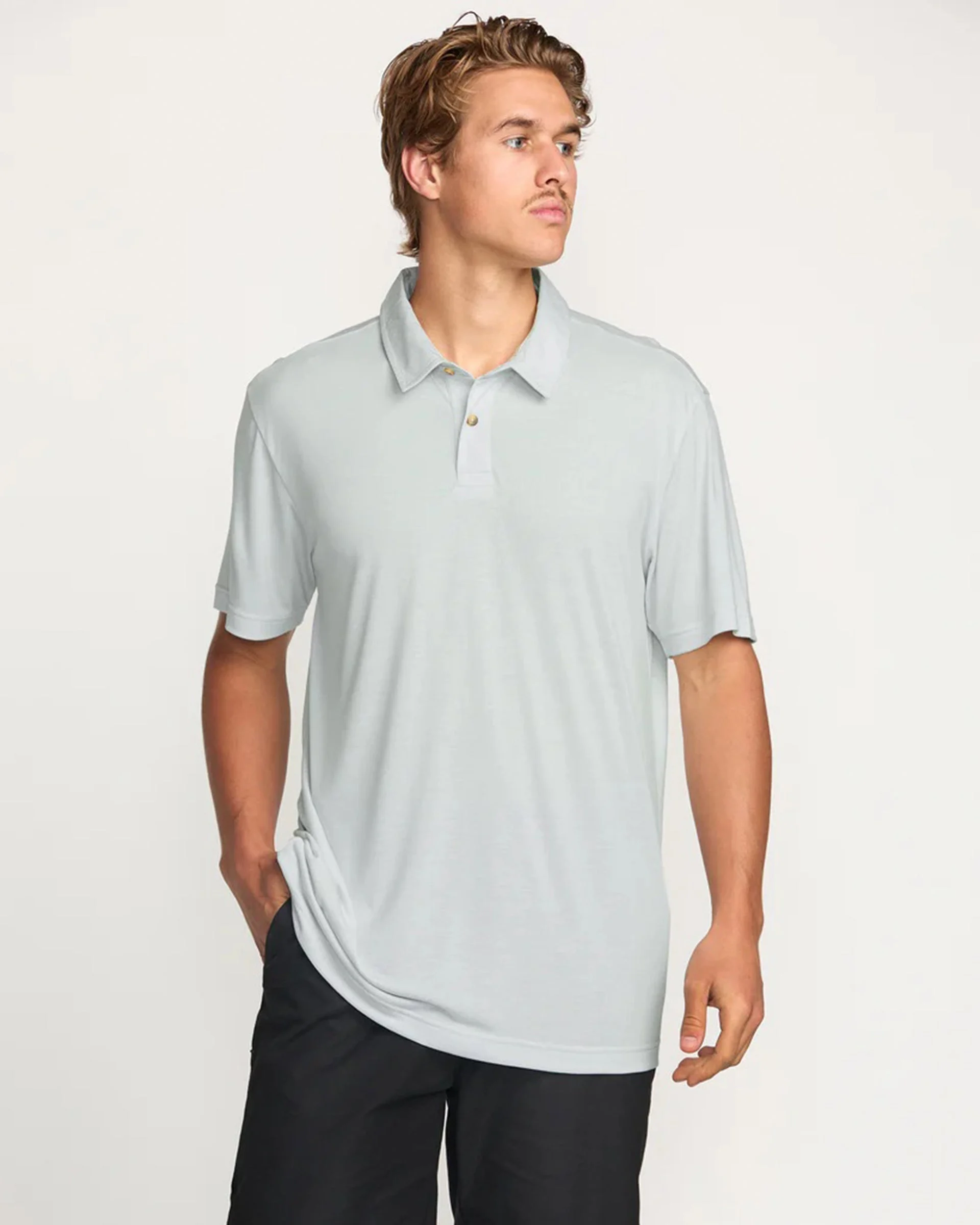 Eclipse S/S Polo Shirt - Ash Blue