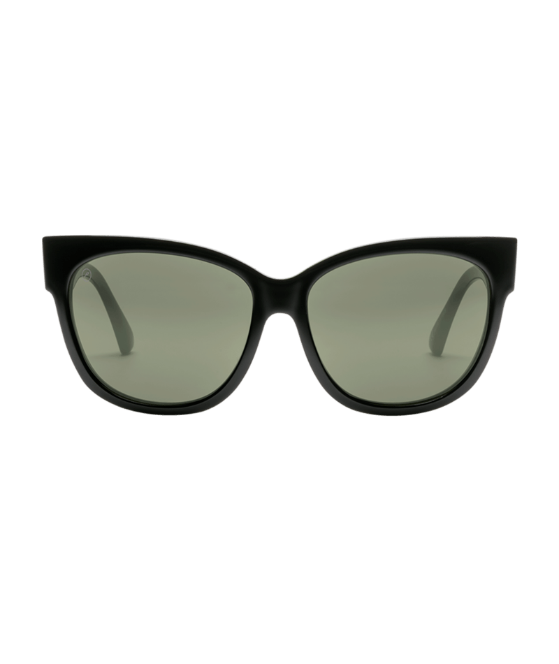 Electric Danger Cat Sunglasses-Gloss Black/Grey Polar