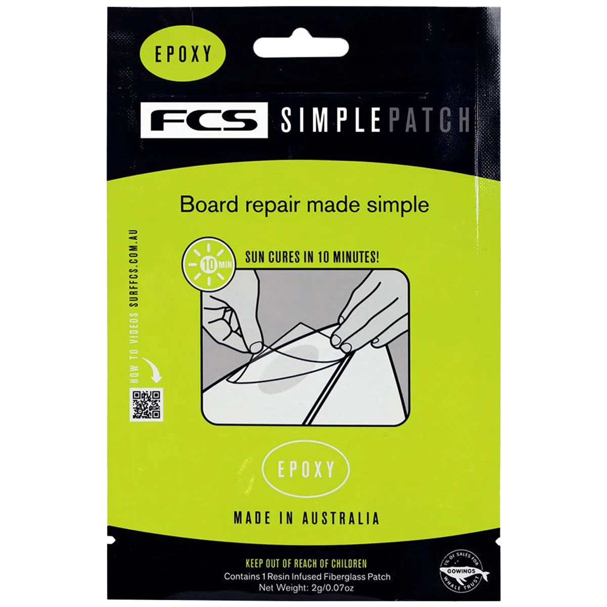 FCS Epoxy Simple Patch Ding Repair