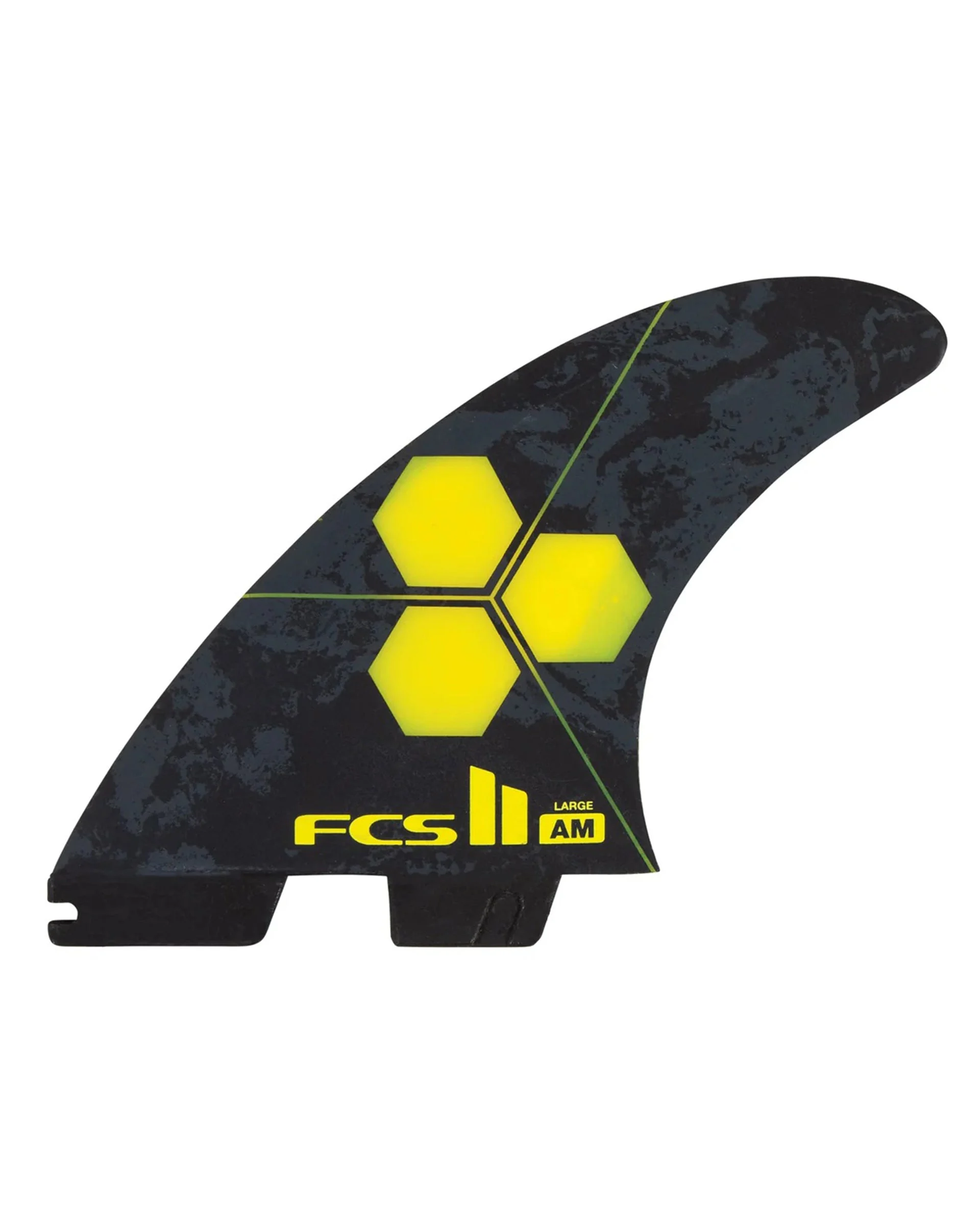 FCS II Al Merrick Tri-Quad Fins - Large - Yellow