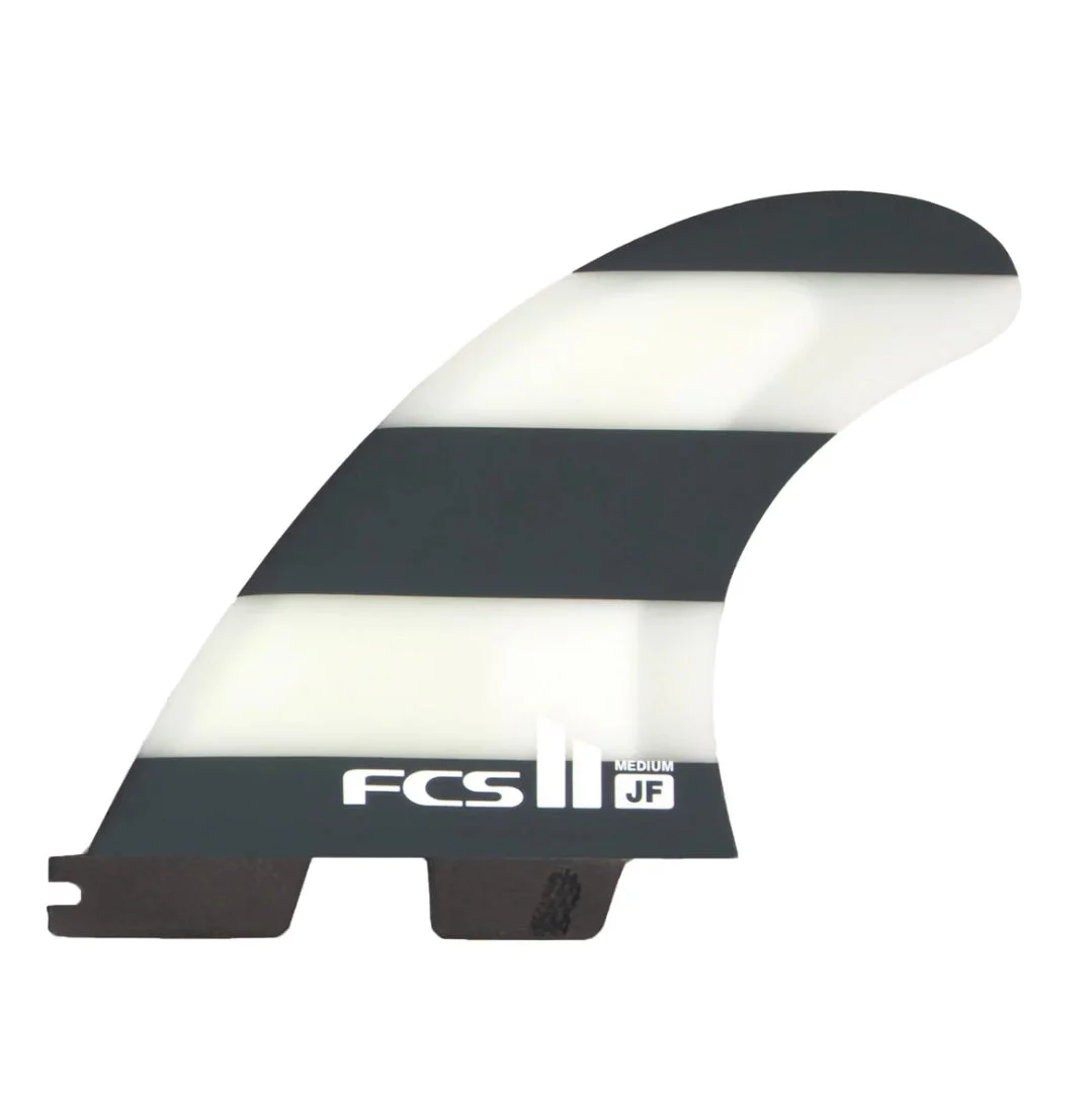 FCS II JF PC Tri Fin Set Black/White