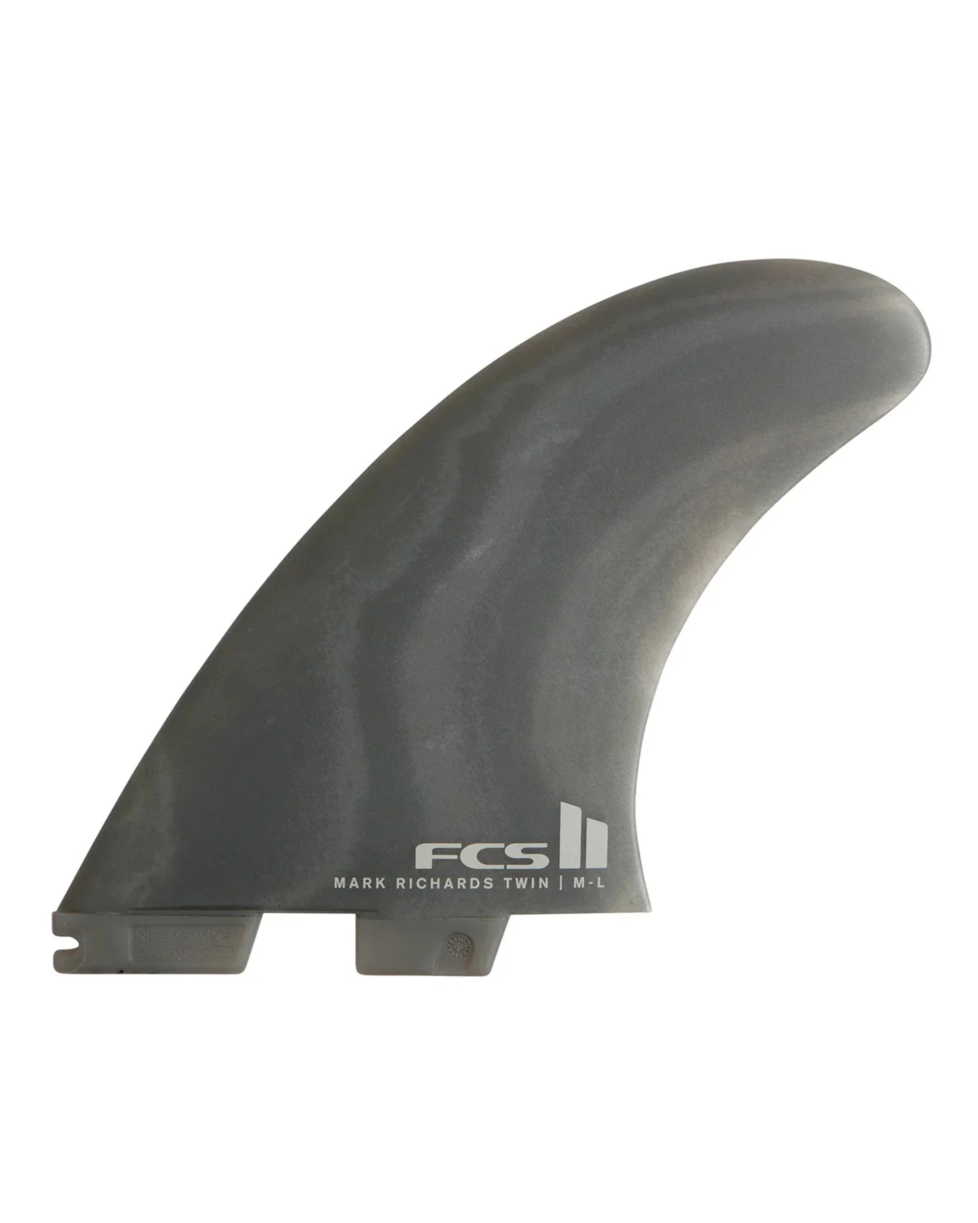 FCS II Mark Richards Twin + Stabilizer - Medium/Large - Smoke Swirl