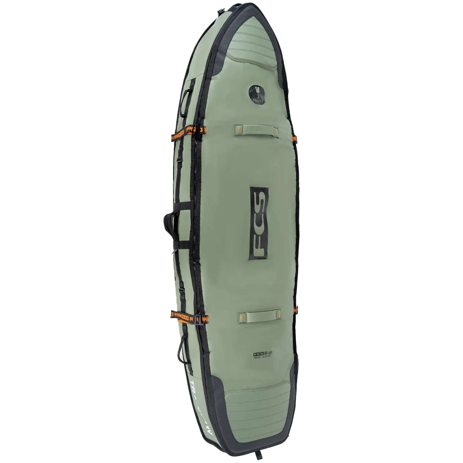 FCS Travel 4W Wheelie Cover 3-4 Shortboard/Fish Travel Surfboard Bag