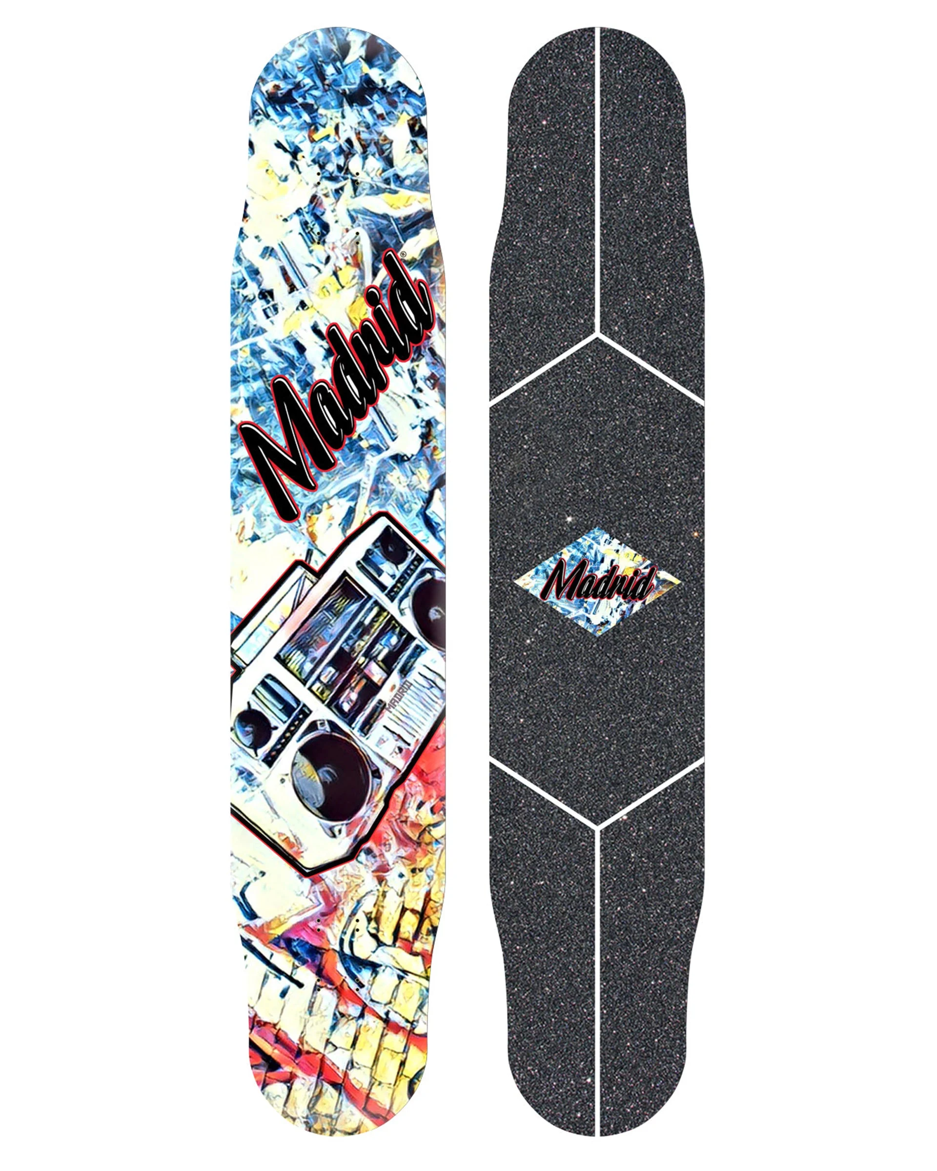 Fiberglass Longboard Carver 46" Boombox