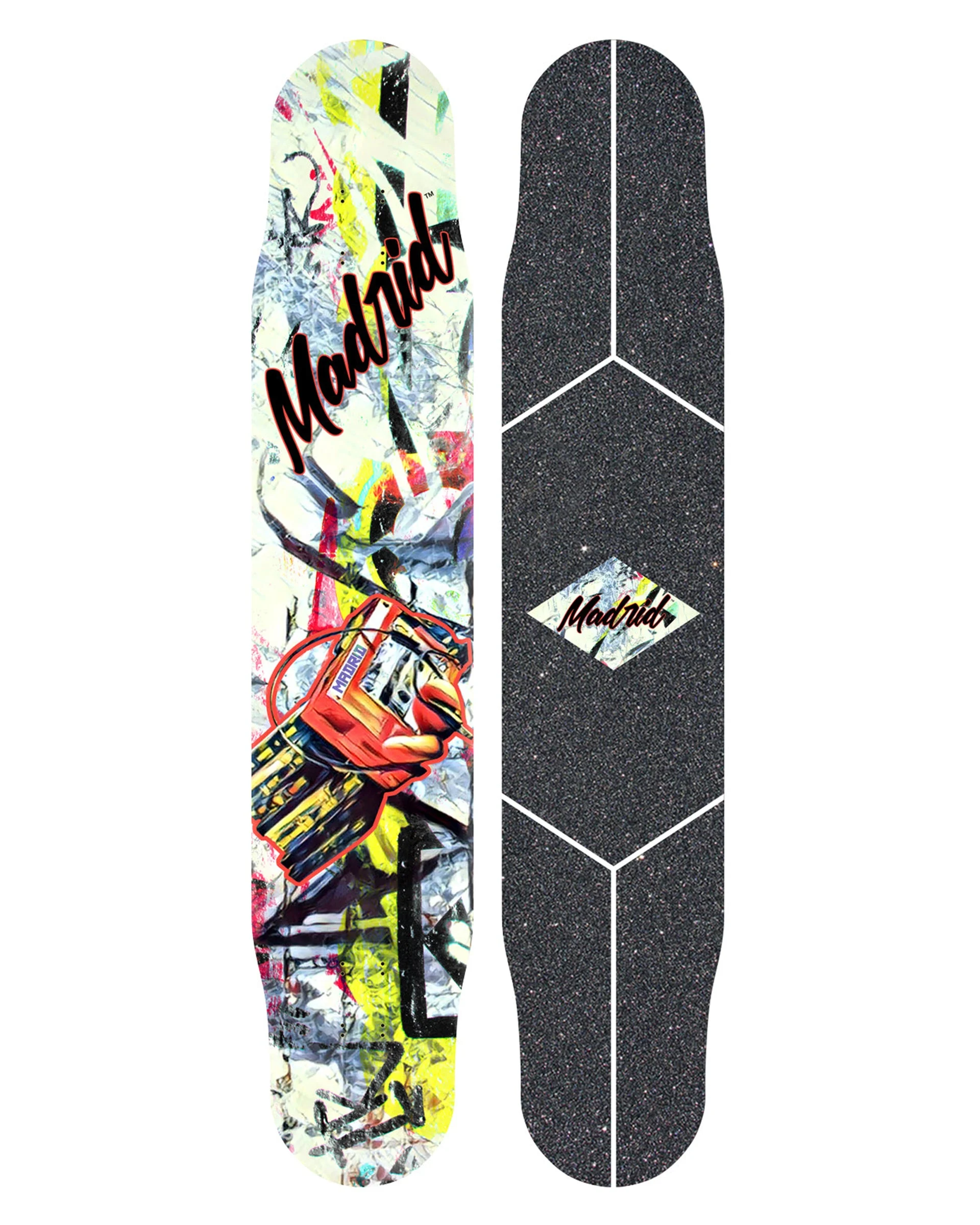 Fiberglass Longboard Carver 46" Walkman