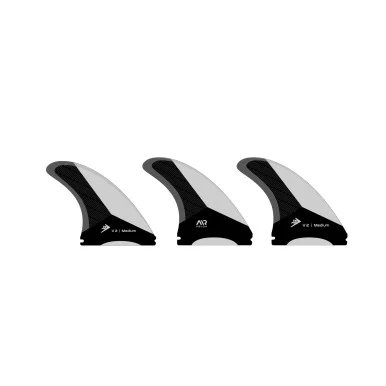 FIREWIRE VELOX MEDIUM THRUSTER SINGLE TAB FINS (FFVL-M-3-RAK-3WHT)