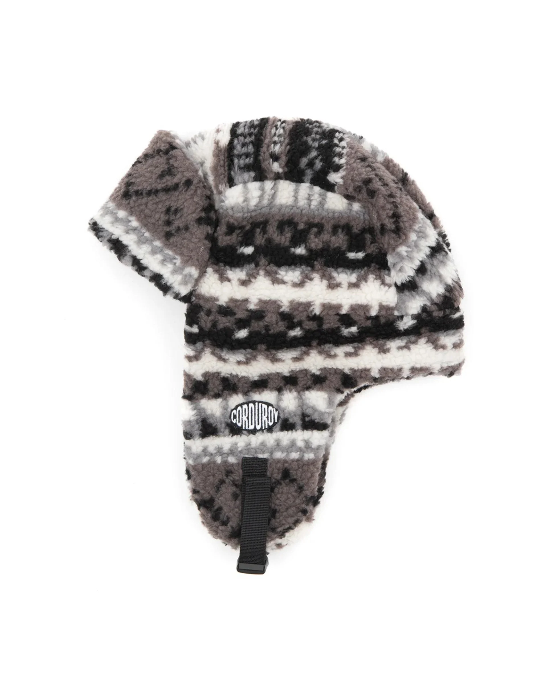 Fleece Trapper Beanie - Grey