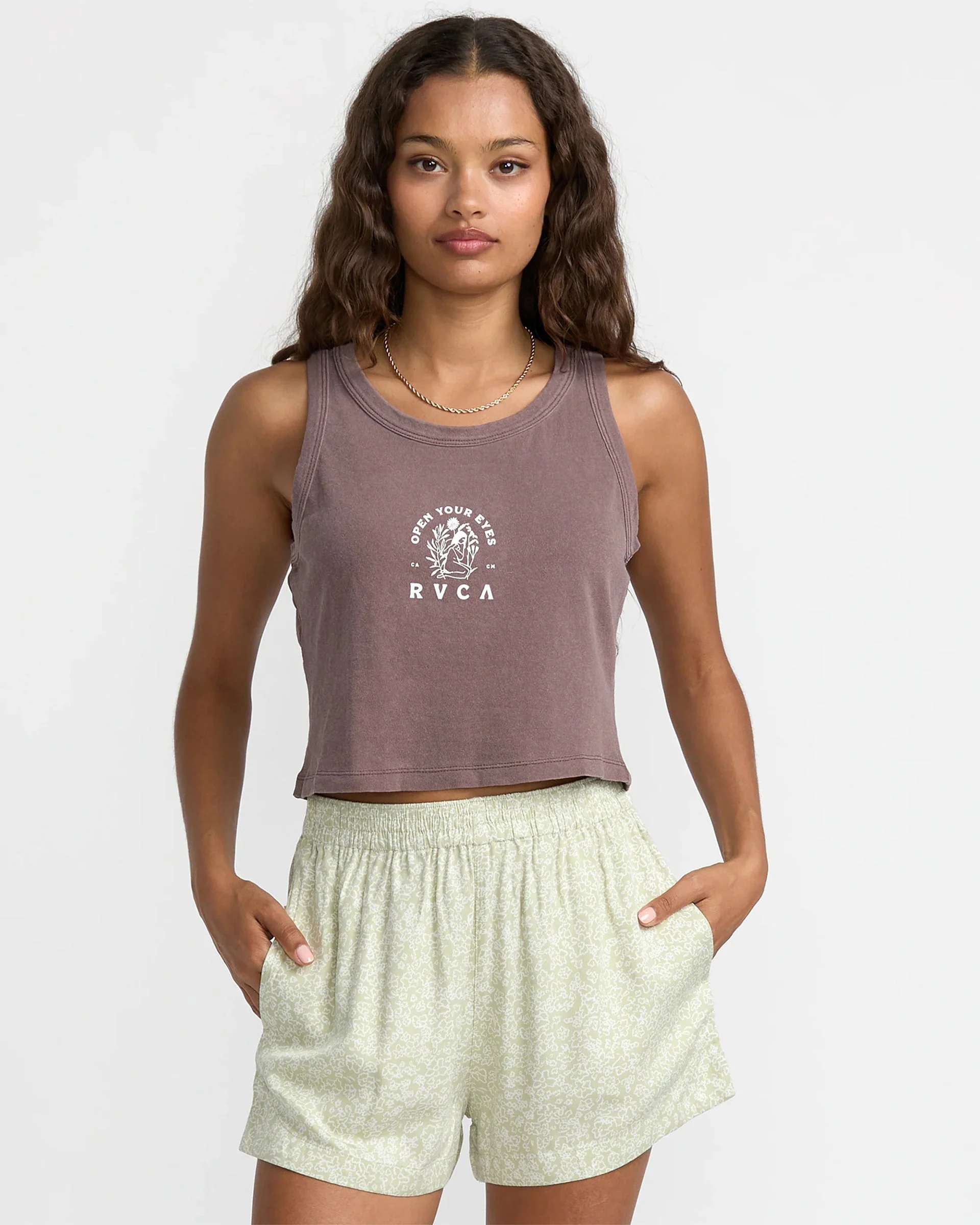 Flow Tank Top - Coffee Bean
