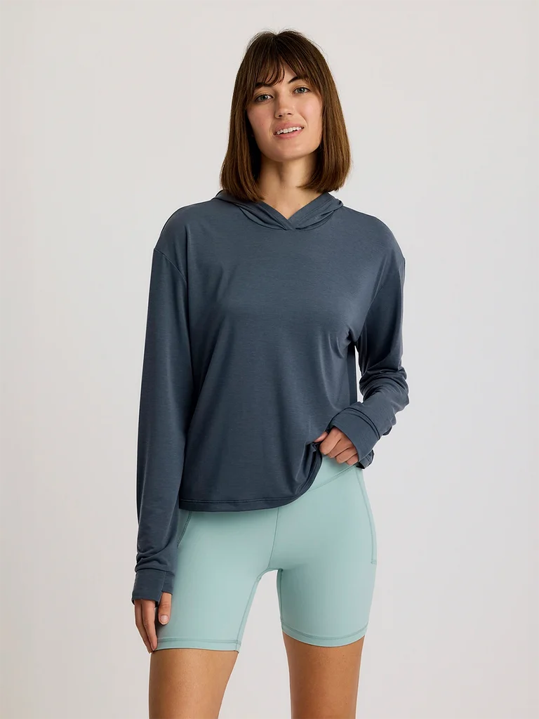 Free Fly Elevate Lightweight L/S Shirt-Storm Cloud