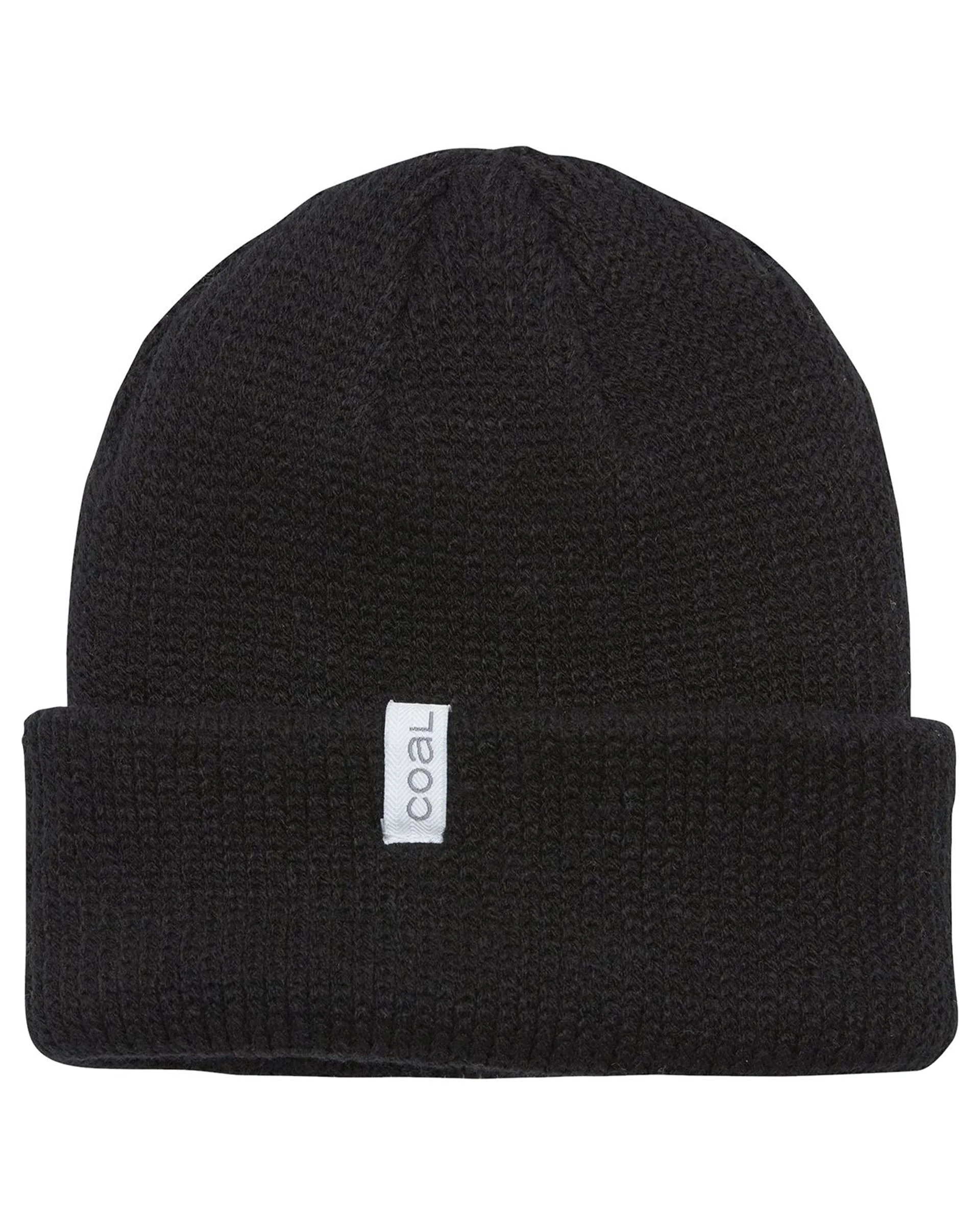 The Frena Thick Knit Cuff Beanie - Black