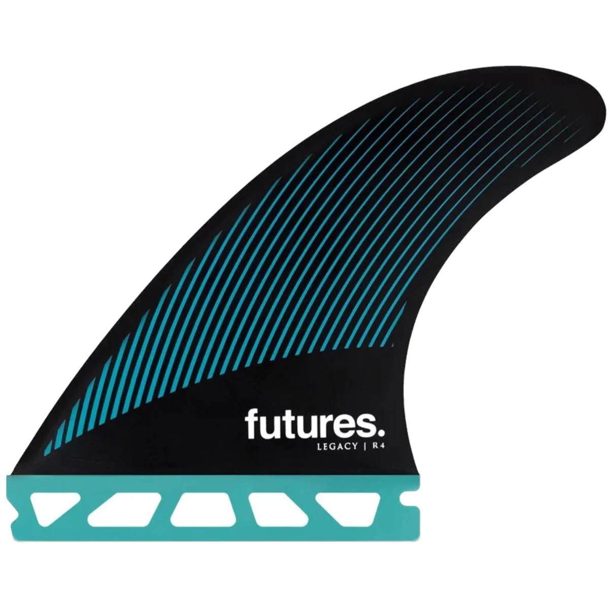 Futures R4 Legacy Honeycomb Tri-Fin Set - Teal/Black