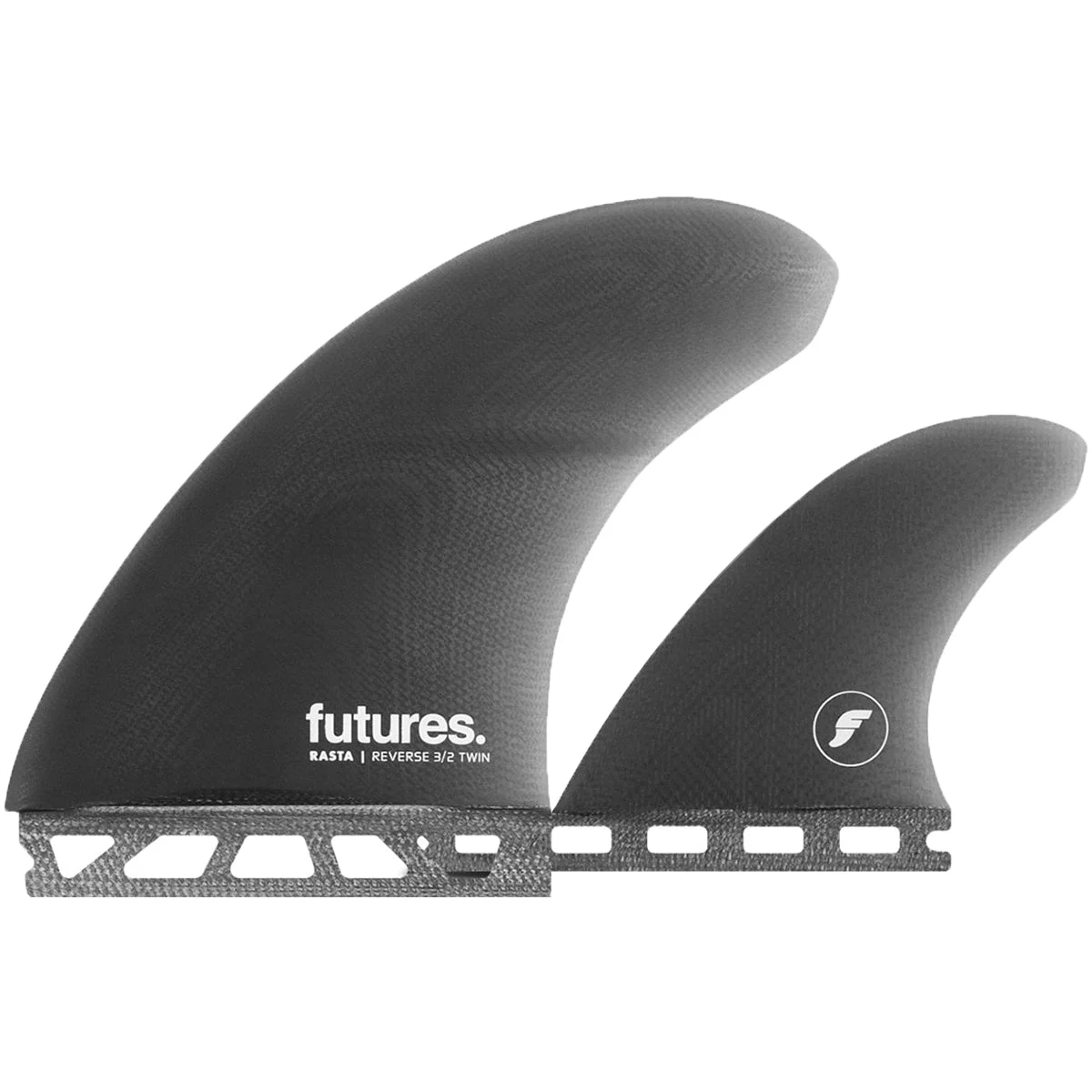 Futures Rasta Reverse 3/2 Twin + 1 Fin Set