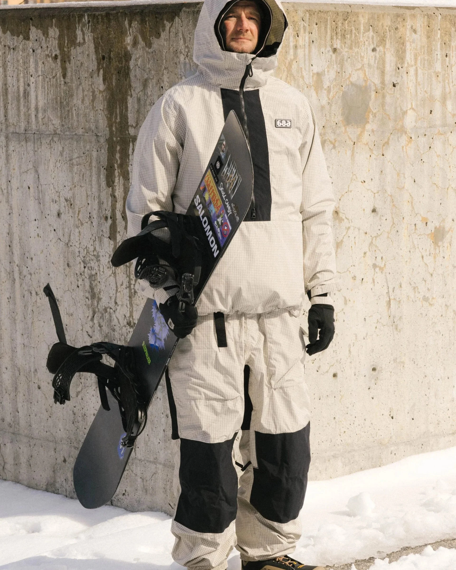 Ghost 2.5L Pants - Limestone Grid