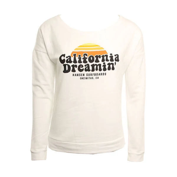 Hansen Womens Shirt Dreamin Terry LS