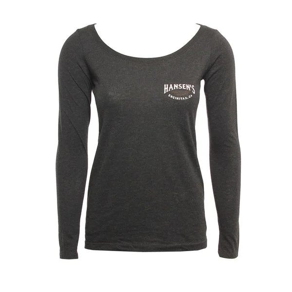 Hansen Womens Shirt Paradise Scoop LS