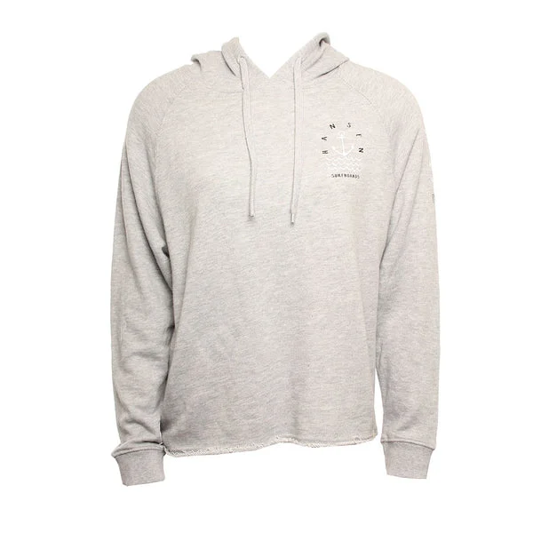 Hansen Womens Sweatshirt Wave Anchor Rosie Heathered Hoodie