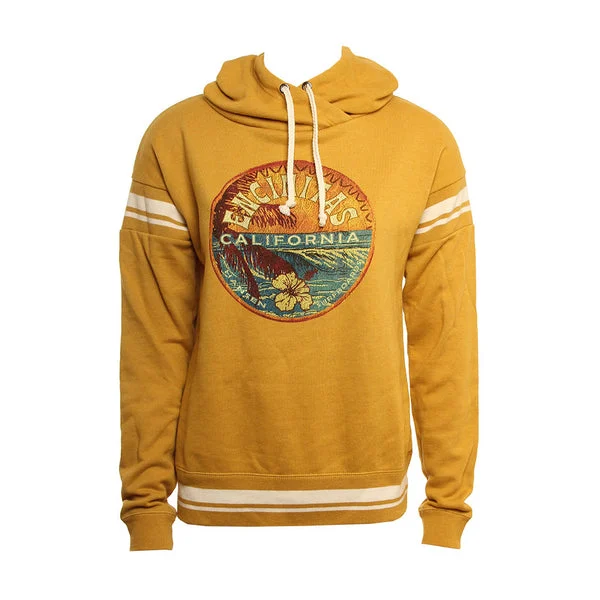 Hansen Womens Sweatshirt Wave Badge Sporty Hood
