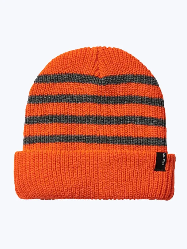 Heist Beanie- Athletic Orange/Heather Grey