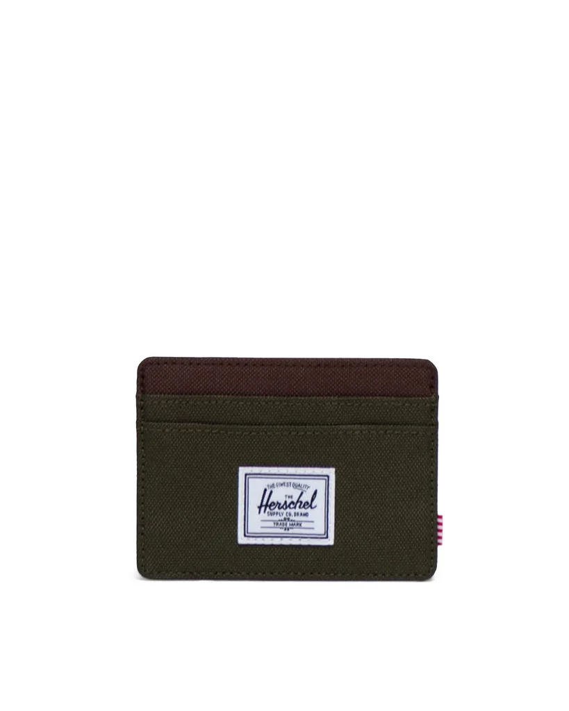 Herschel Charlie Wallet-Ivy Green/Chicory Coffee