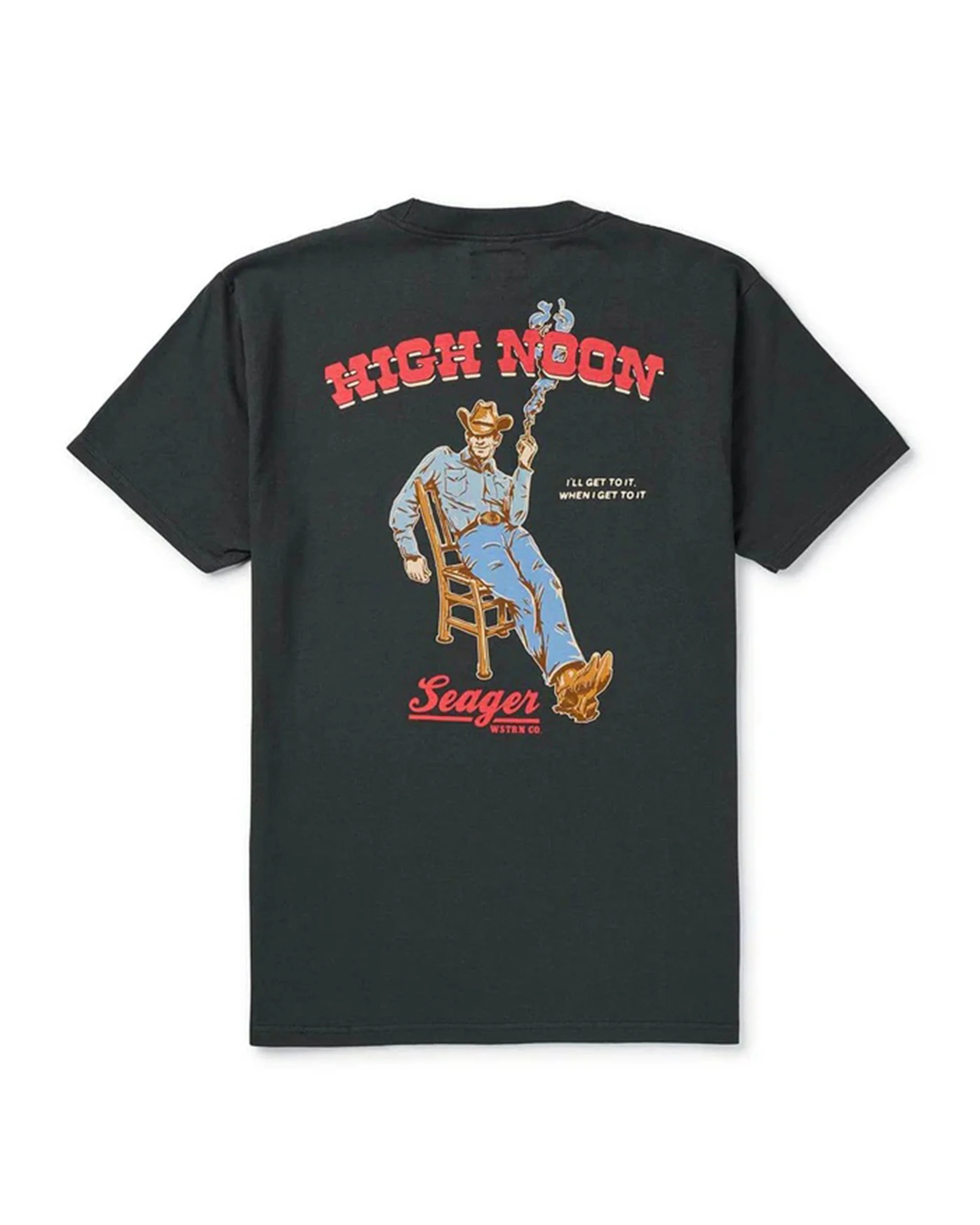 High Noon S/S T-Shirt - Vintage Black