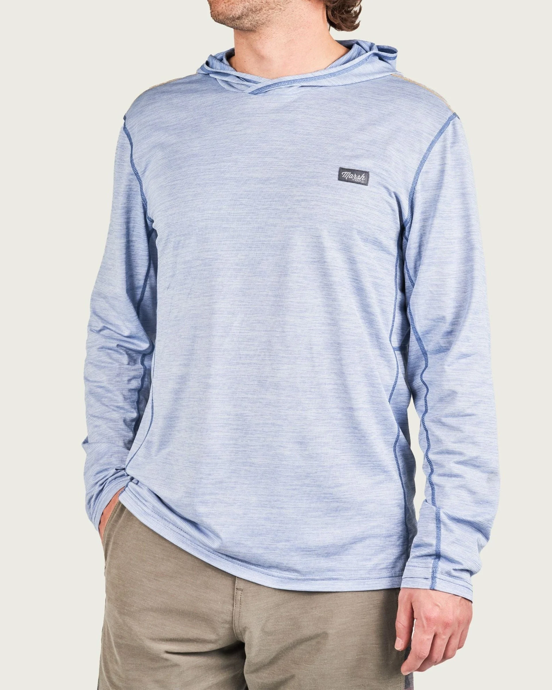 High Noon Tech Hoodie - Riviera Heather