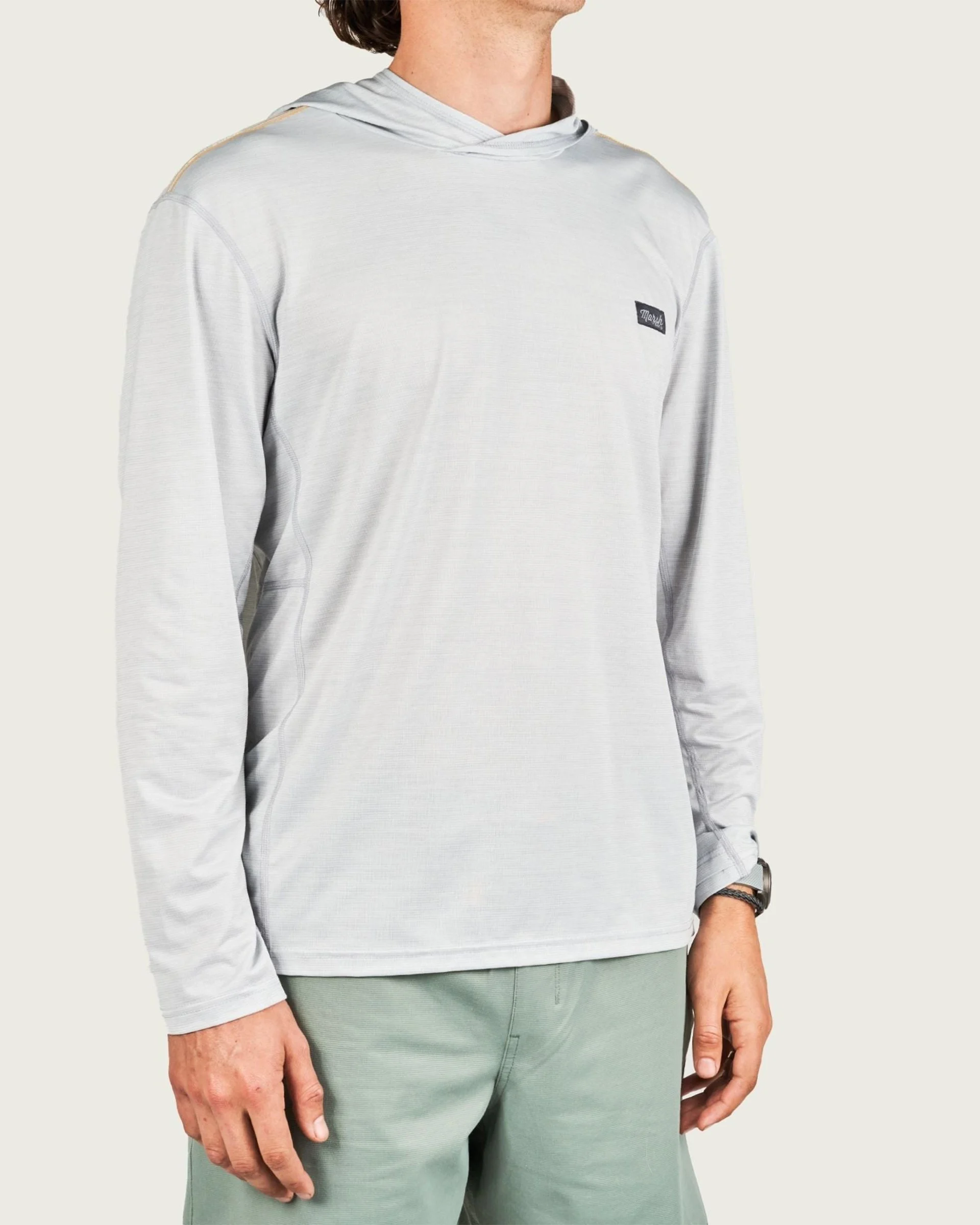High Noon Tech Hoodie - Smoke Heather
