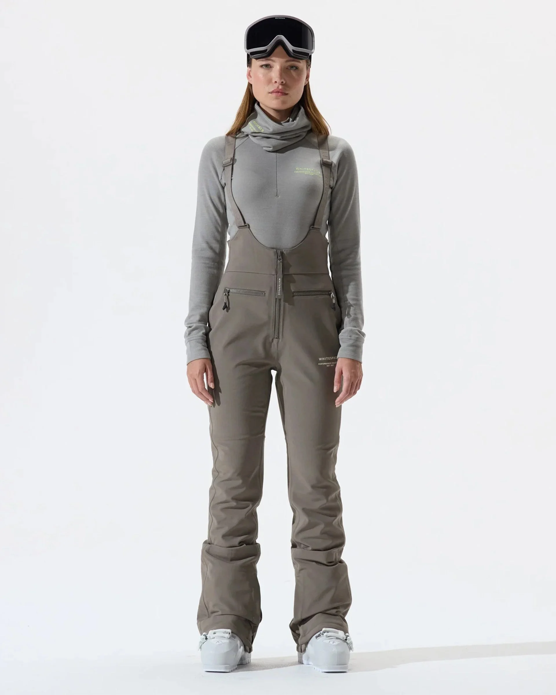 High Waisted Riding Bib - Falcon