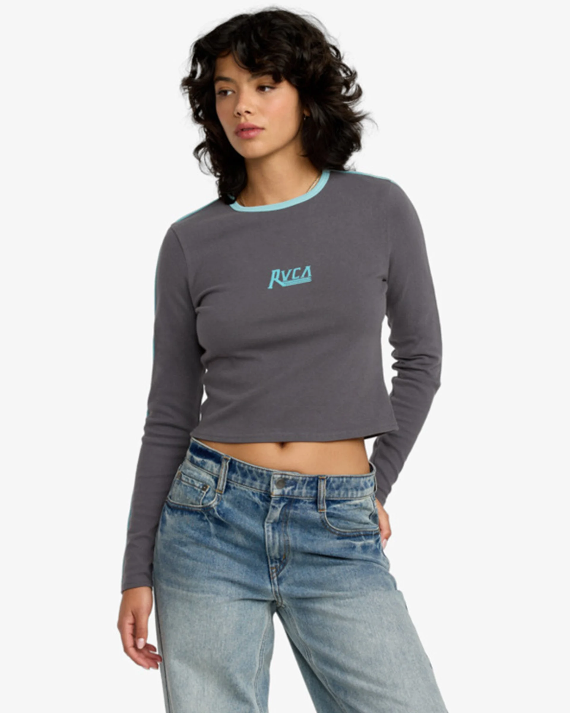 Hills L/S T-Shirt - Gravel