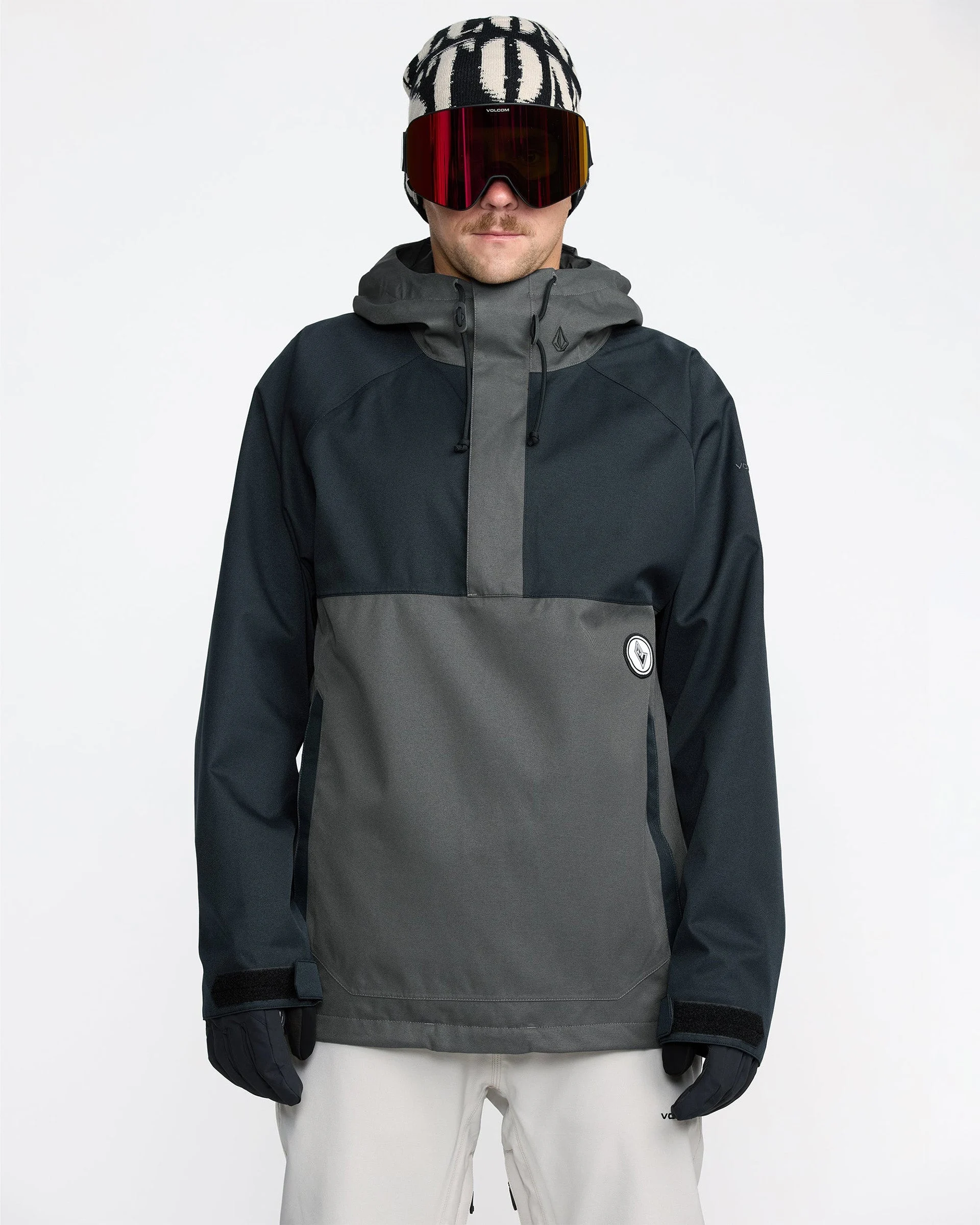 Hossegor 20K Pullover Jacket - Black
