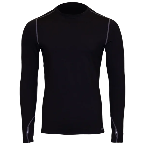 Hot Chillys Mens Base Layers Micro-Elite Chamois Crewneck