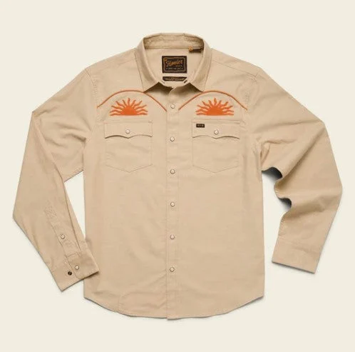 Howler Brothers Mens Shirt Crosscut Deluxe Snapshirt