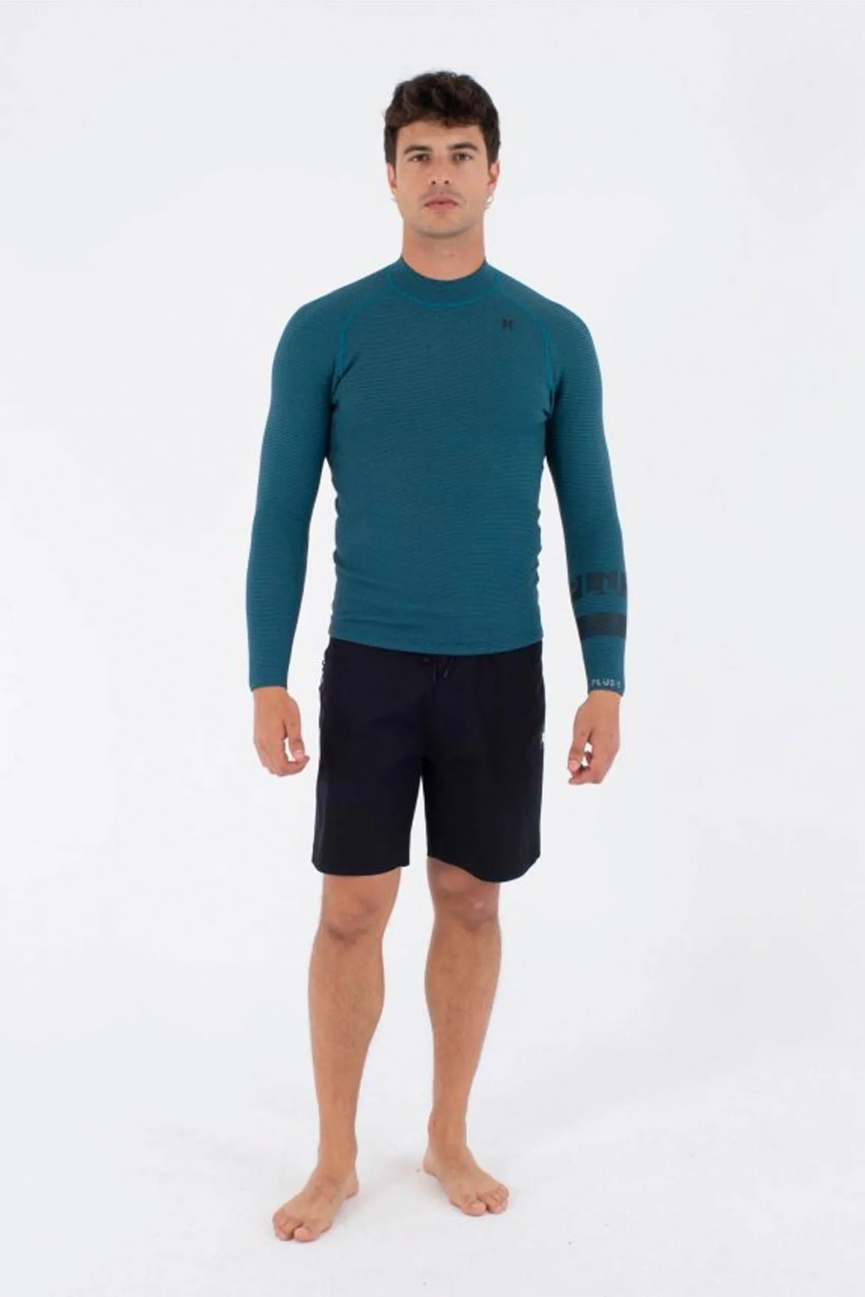 HURLEY - PLUS JACKETS TEXTURE - 1.5/1MM - LONG SLEEVE - BLACK/SKY BLUE - MAN