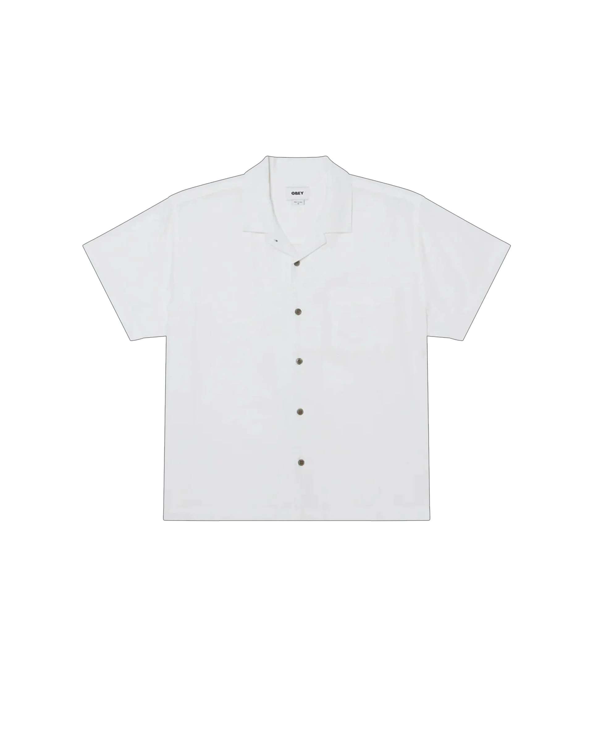 Jasper Woven S/S Shirt - White