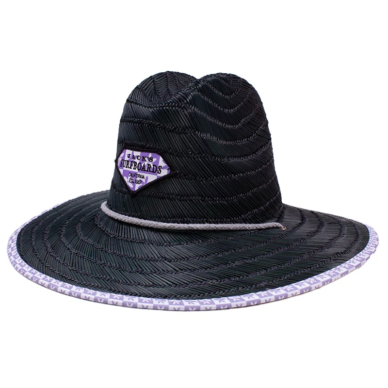Kids Retro Lam II Lifeguard Hat - Black/Daisy
