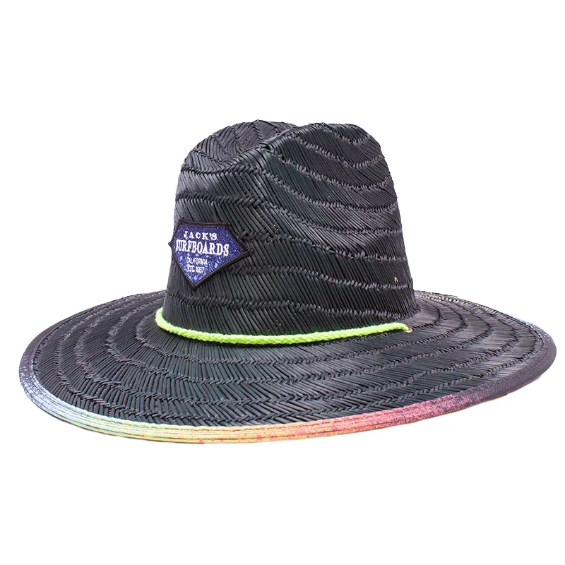 Kids Retro Lam II Lifeguard Hat - Black/Sprayed
