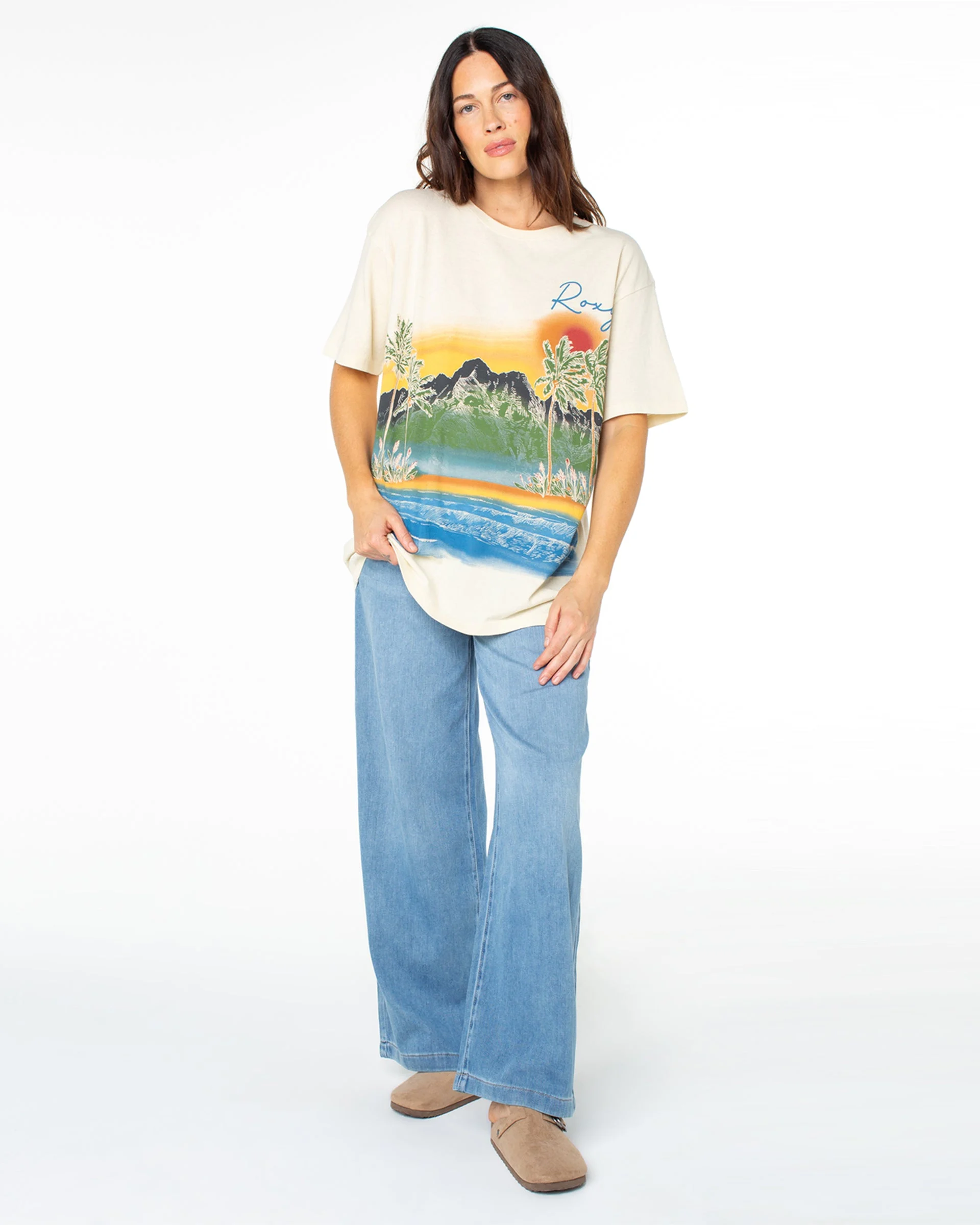 Ko'olau Scenic S/S T-Shirt - Parchment