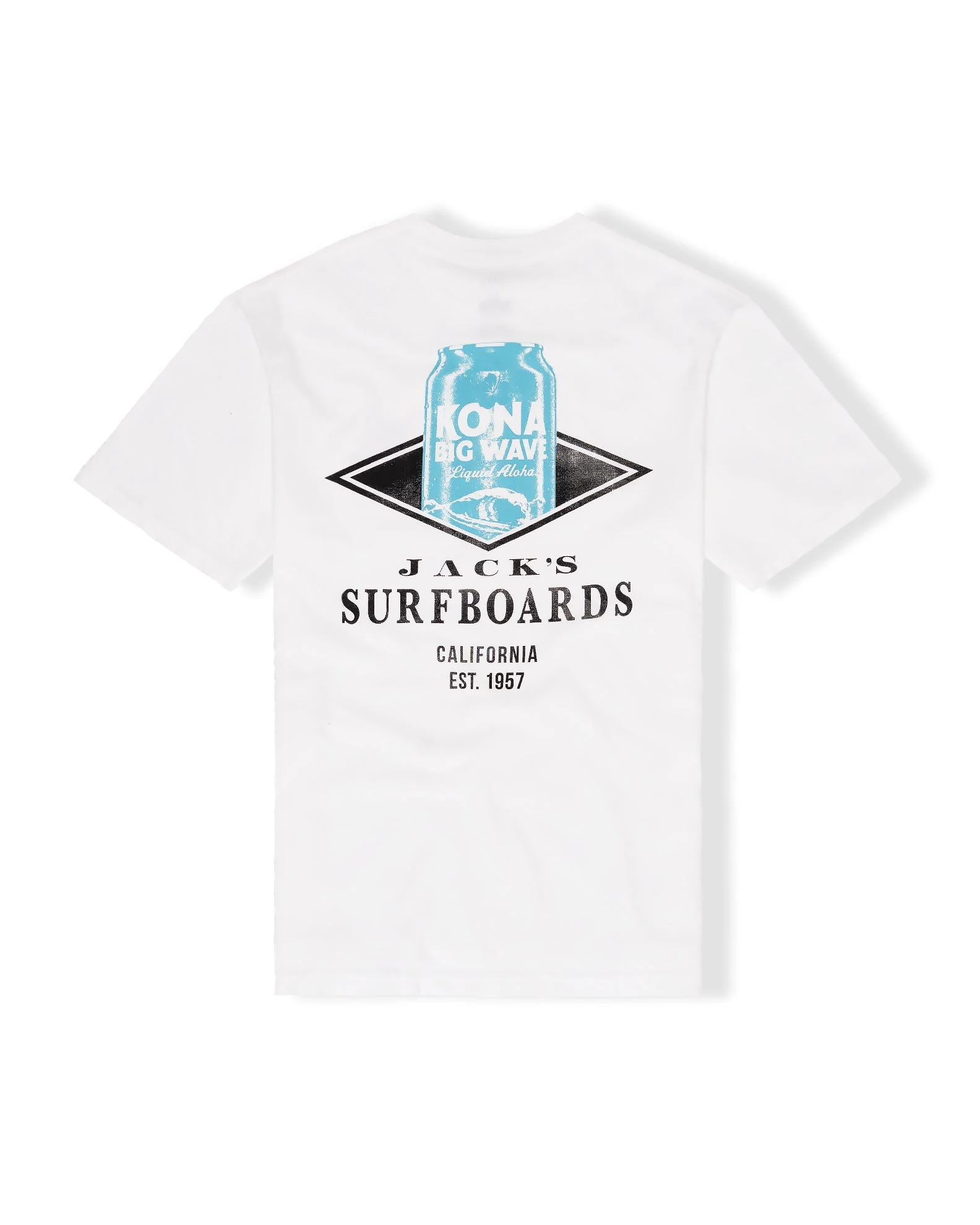 Kona x Jack's "Kona Big Can" S/S Tee - White
